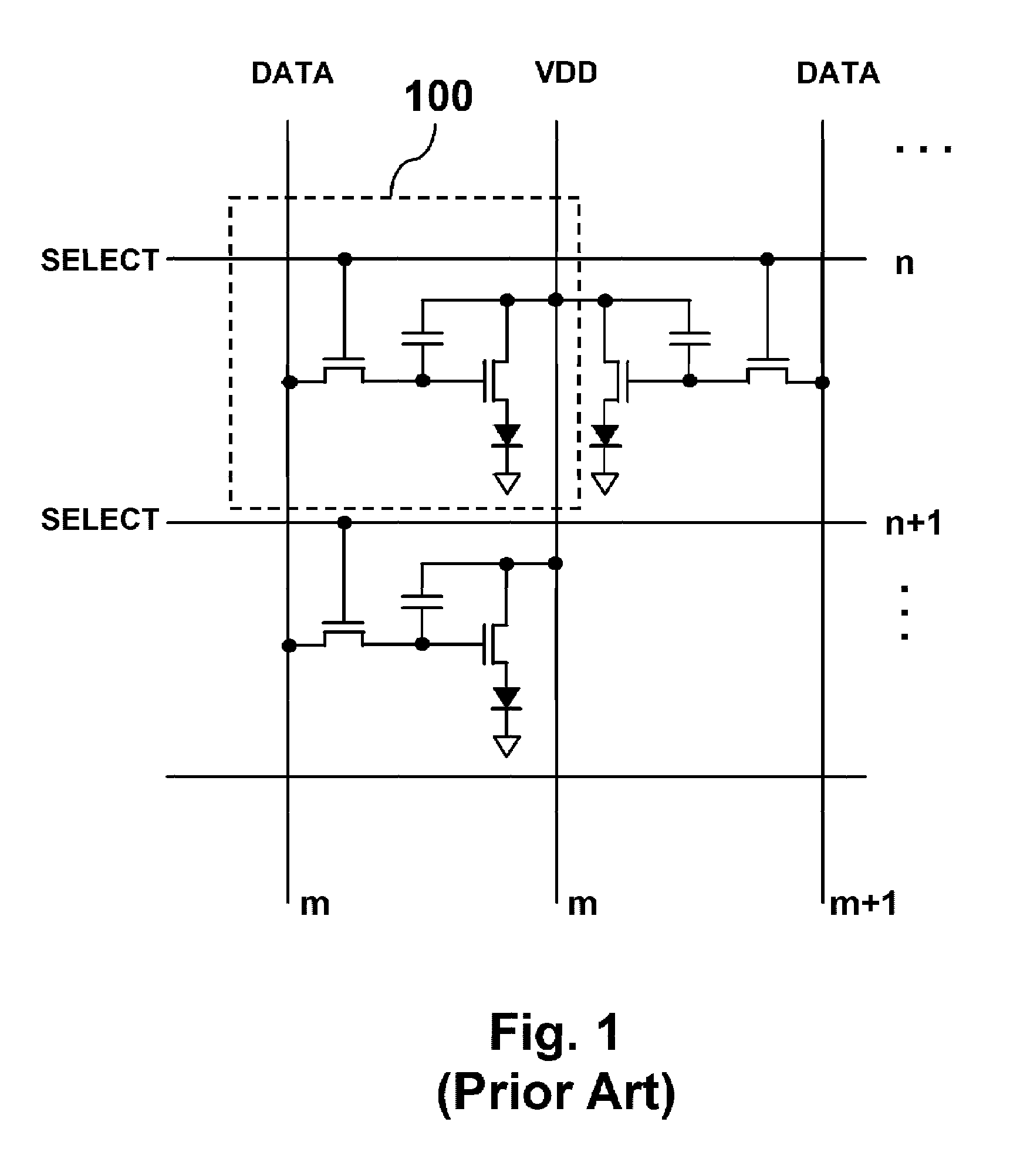 Light emitting device display circuit and drive method thereof