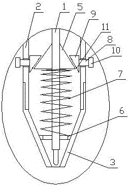 Extruding type retractable ball-point pen