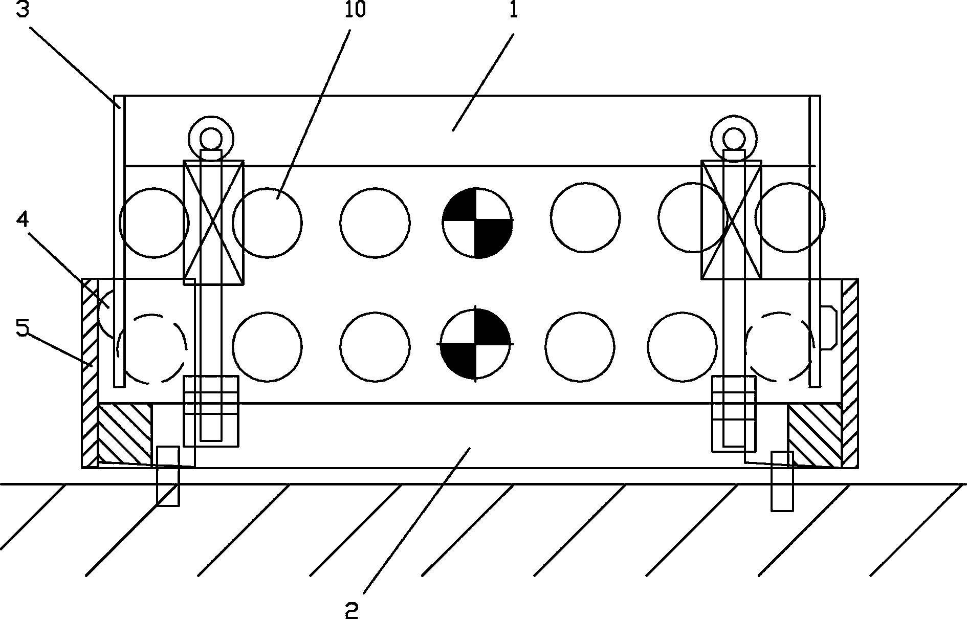 Method for controlling gap between upper framework and lower framework of continuous casting hydraulic fan-shaped section