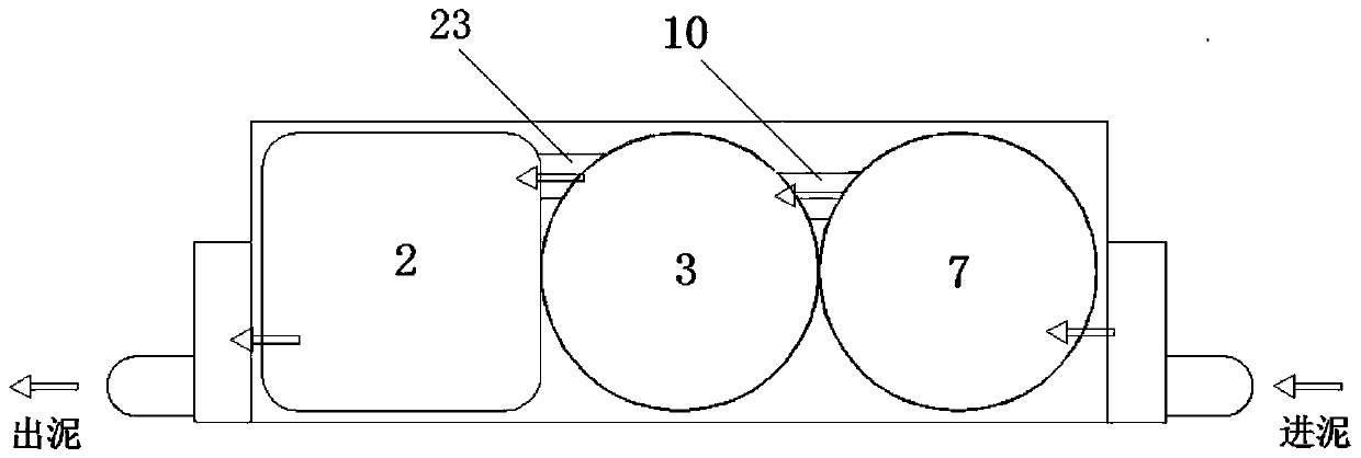 High-efficiency flocculation device and sludge dewatering treatment system