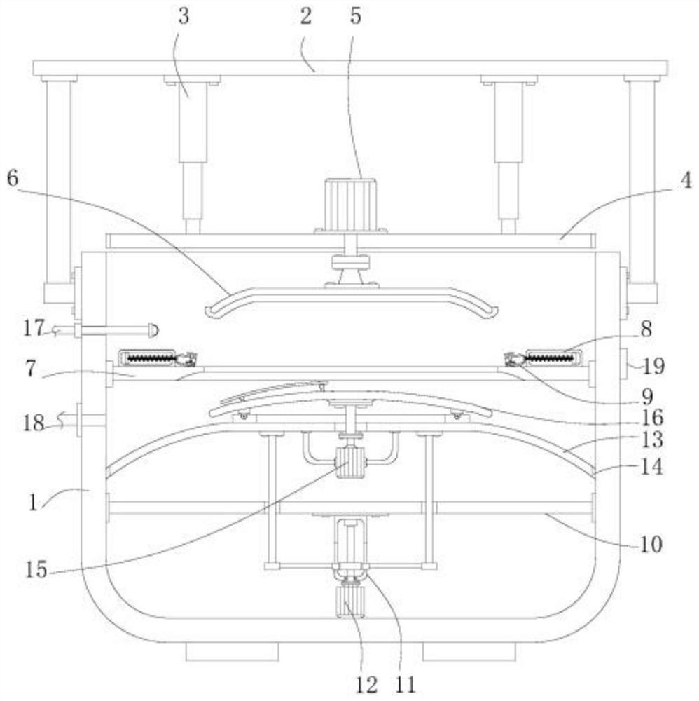 Dirt treatment equipment and dirt treatment method for circular ground mat