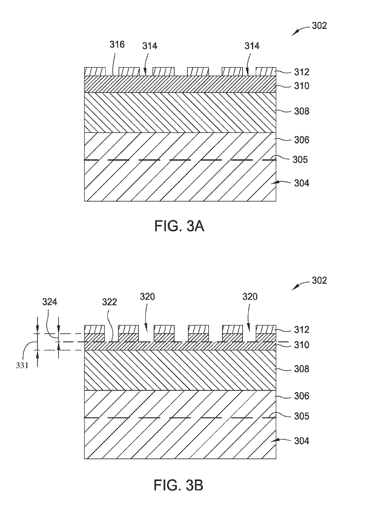 Methods for etching a hardmask layer