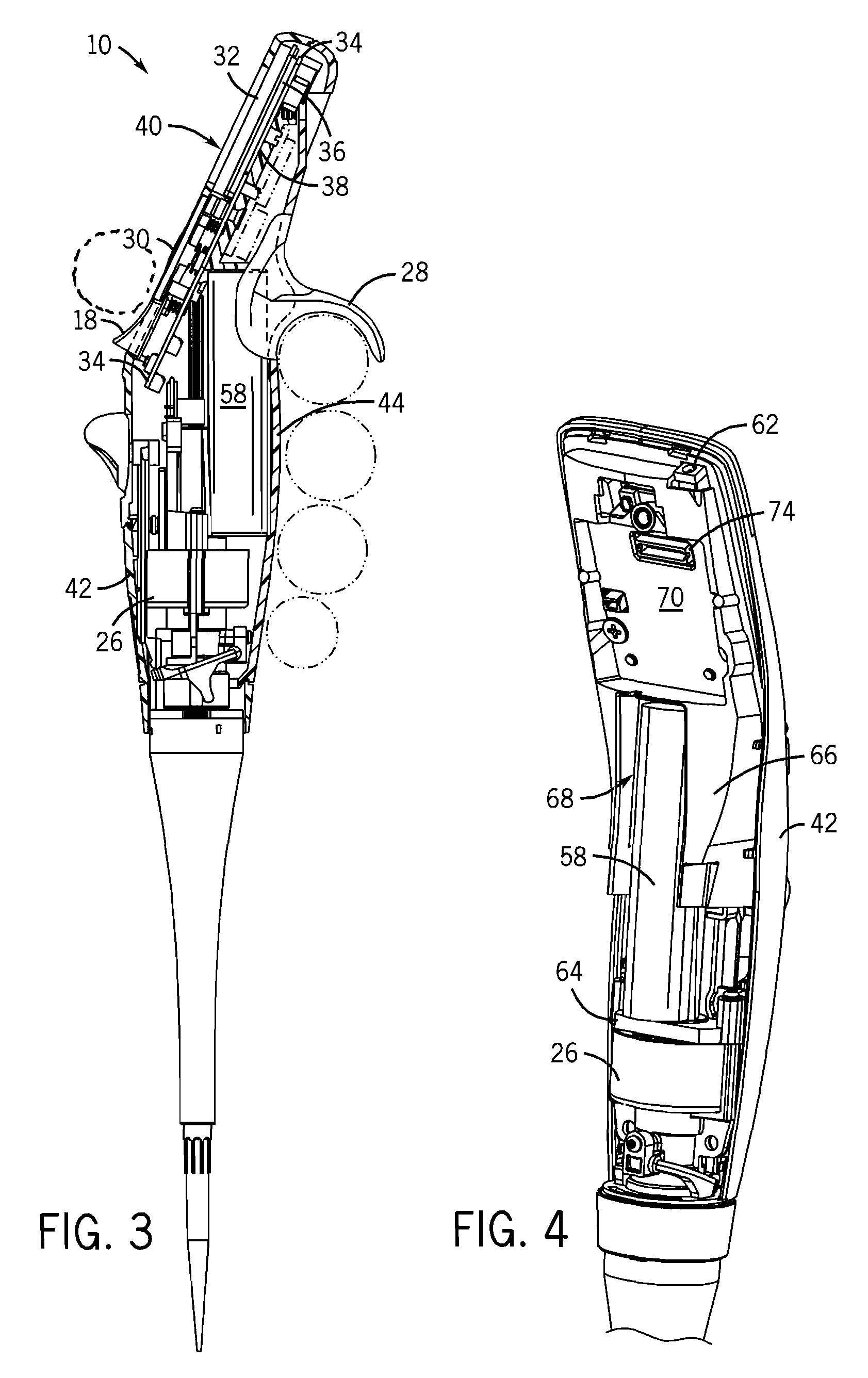 Electronic pipettor assembly