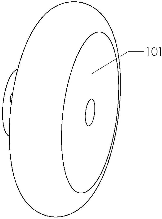 Idler wheel for conveying glass substrates