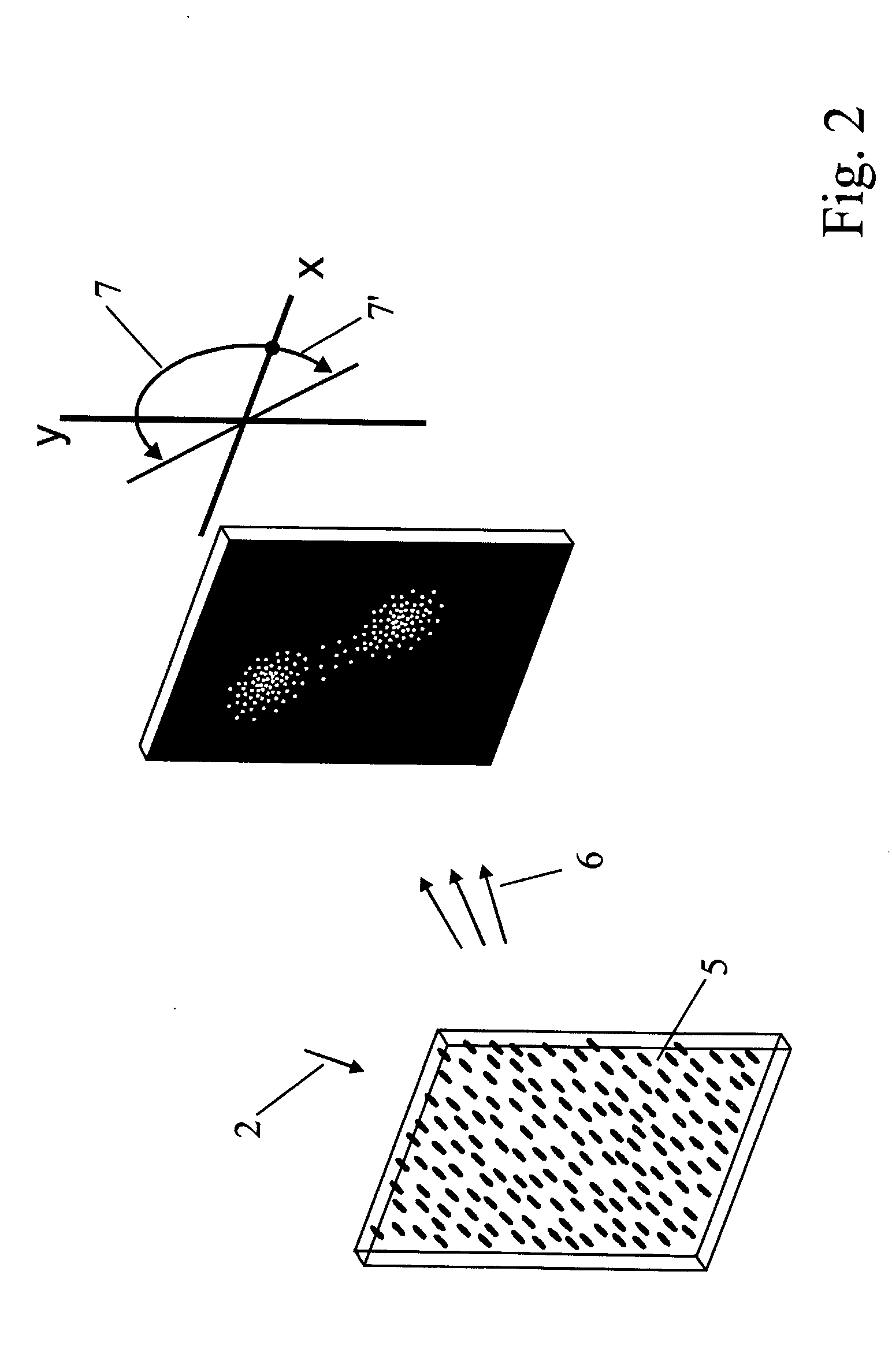 Anisotropic optical device and method for making same