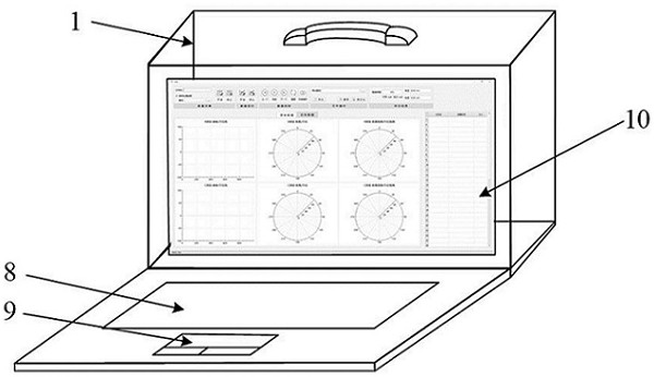 Integrated radar data acquisition and processing device based on server architecture