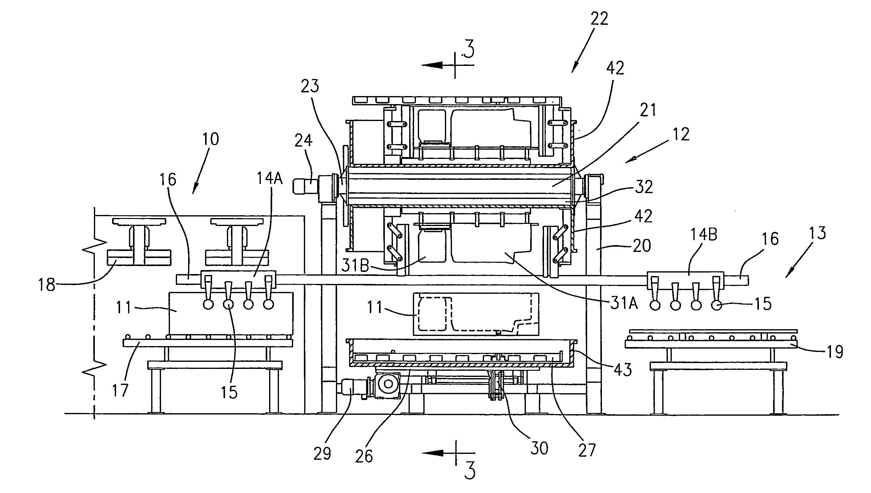 Method and Rotary Drum Installation for Vacuum Foaming of Refrigerators