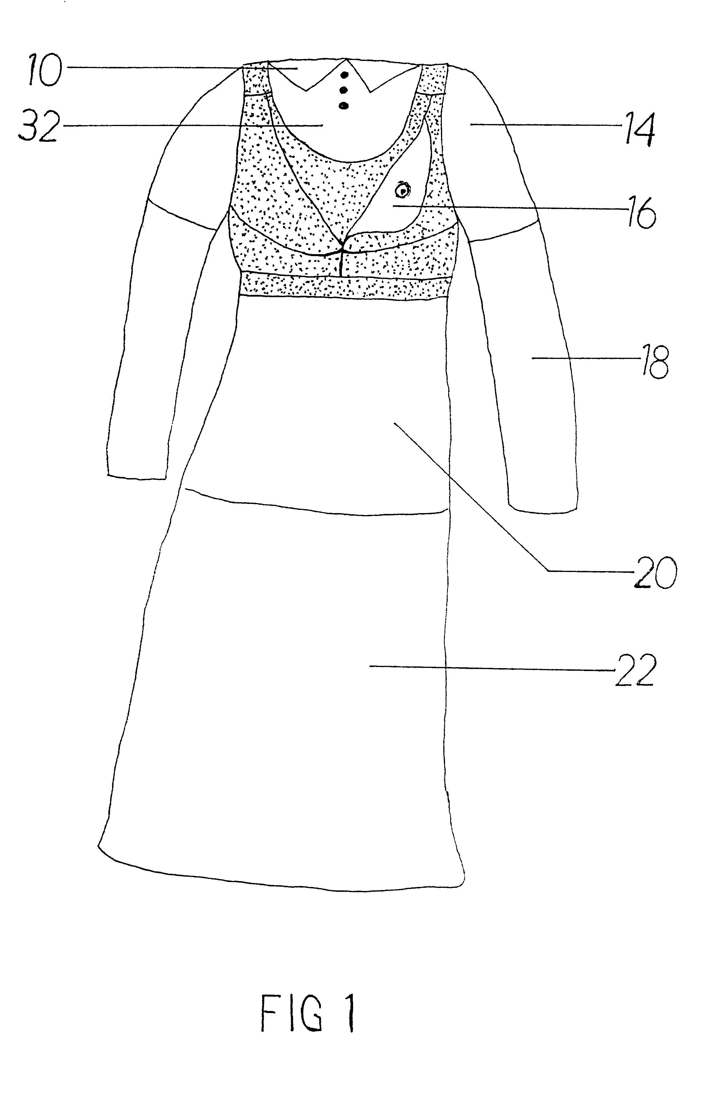 Nursing brassiere garment