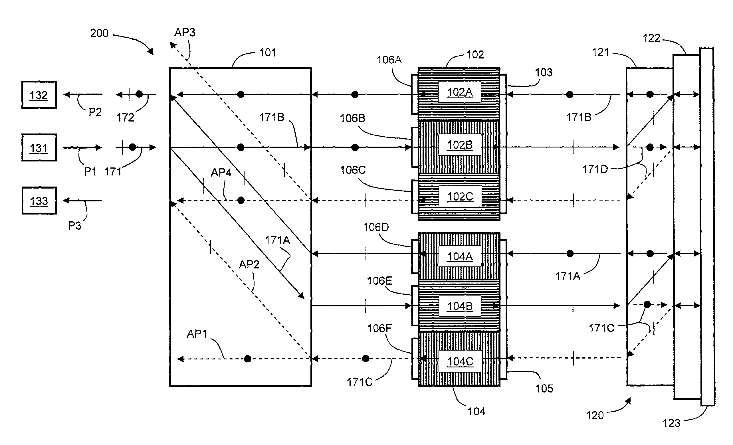 Liquid crystal optical switch configured to reduce polarization dependent loss