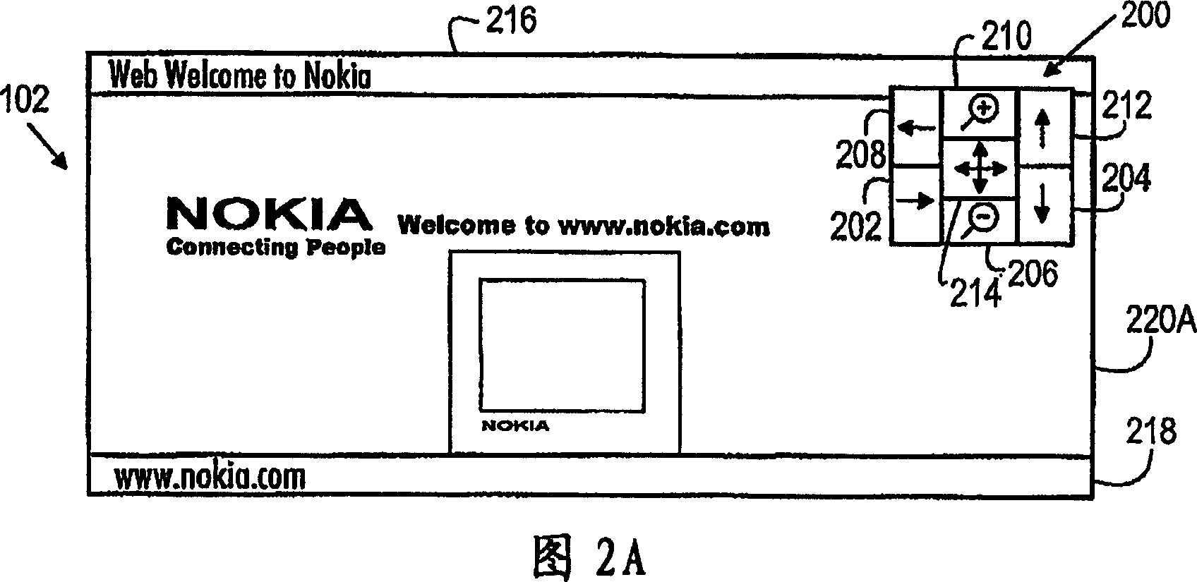 Navigating method, electronic device, user interface and computer program product