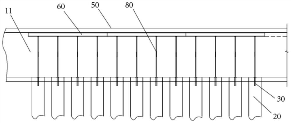 Construction method for lower storey adding of existing building