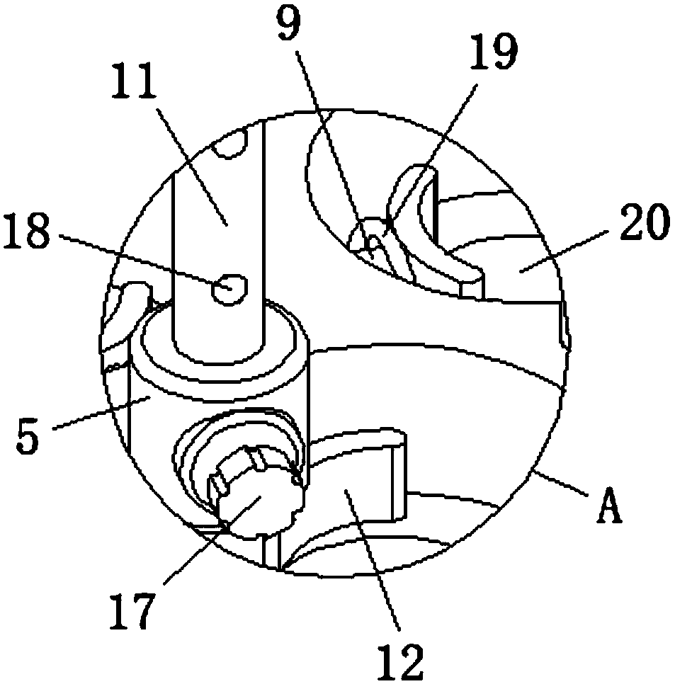 Adjustable garden afforestation flowerpot transporting tool