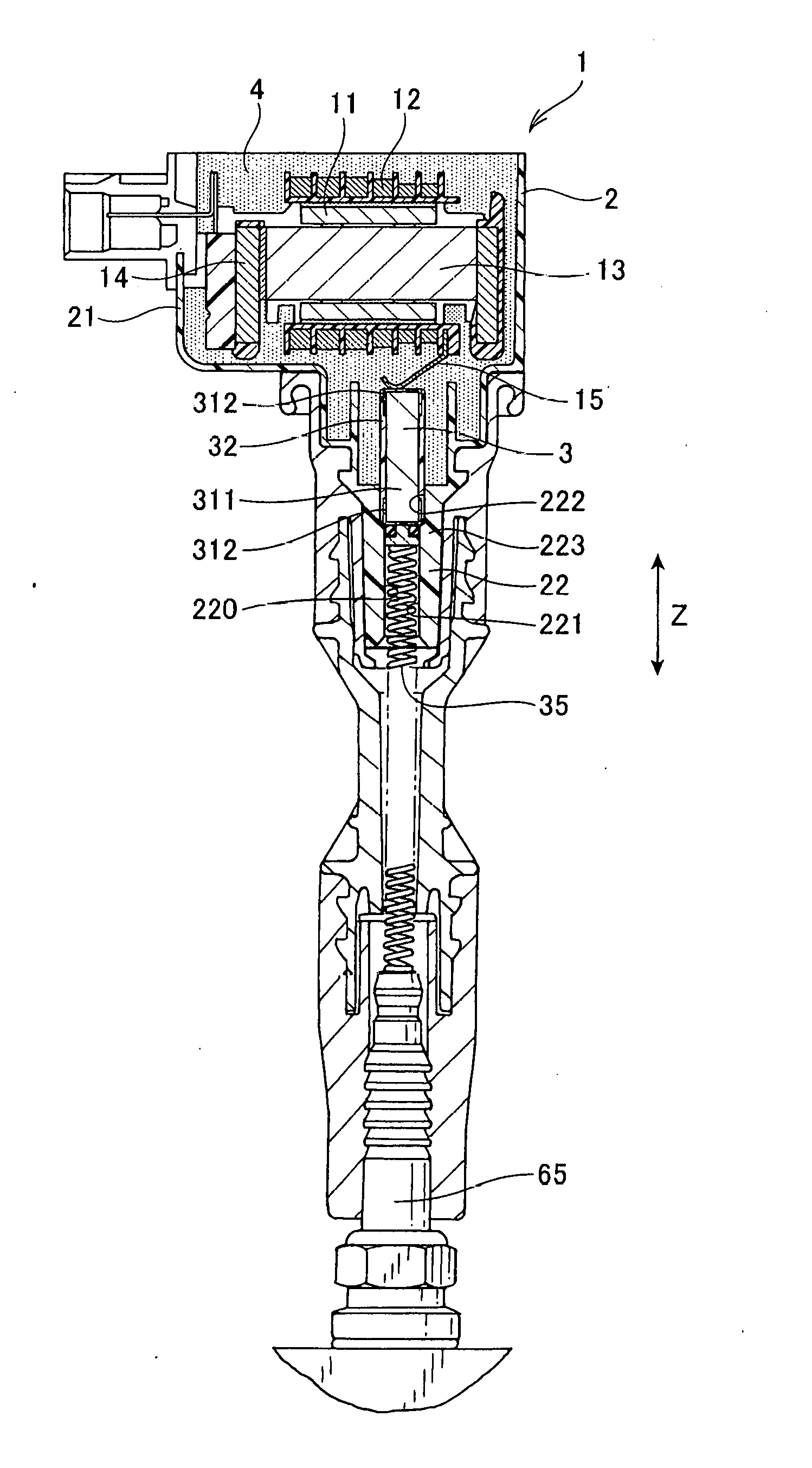 Ignition coil for internal combustion engine