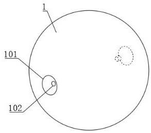 Semi-open one-piece tennis ball for teaching