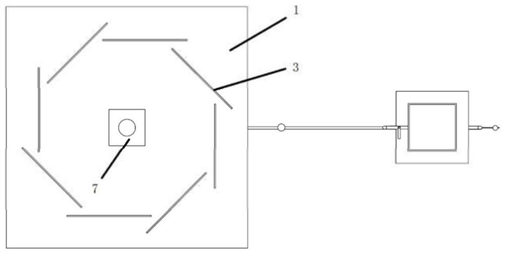 Thermally-driven fire whirlwind simulation experiment device