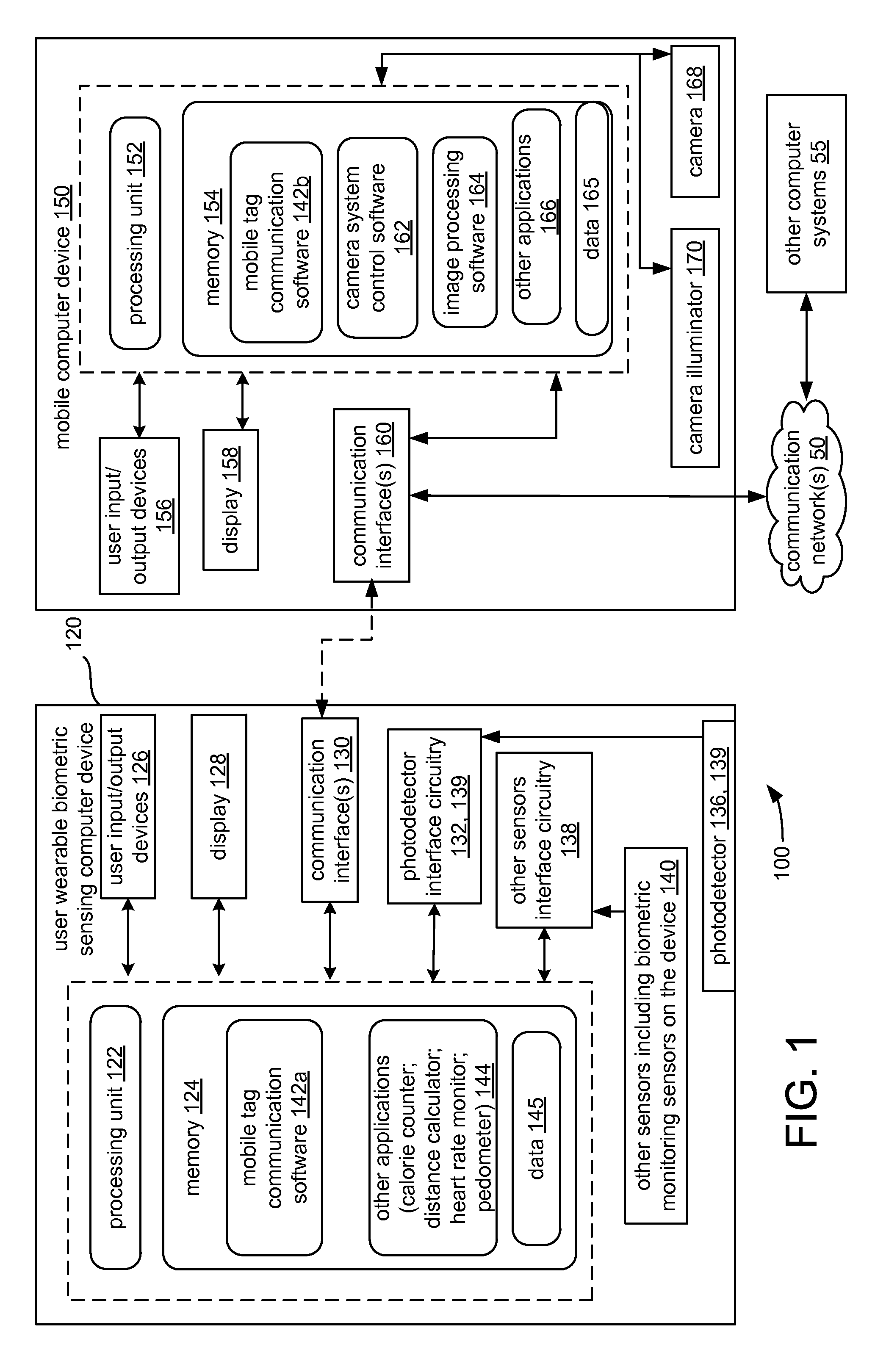 Transferring a mobile tag using a light based communication handshake protocol