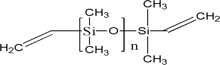 Light-emitting diode (LED) packaging silica gel and preparation method thereof