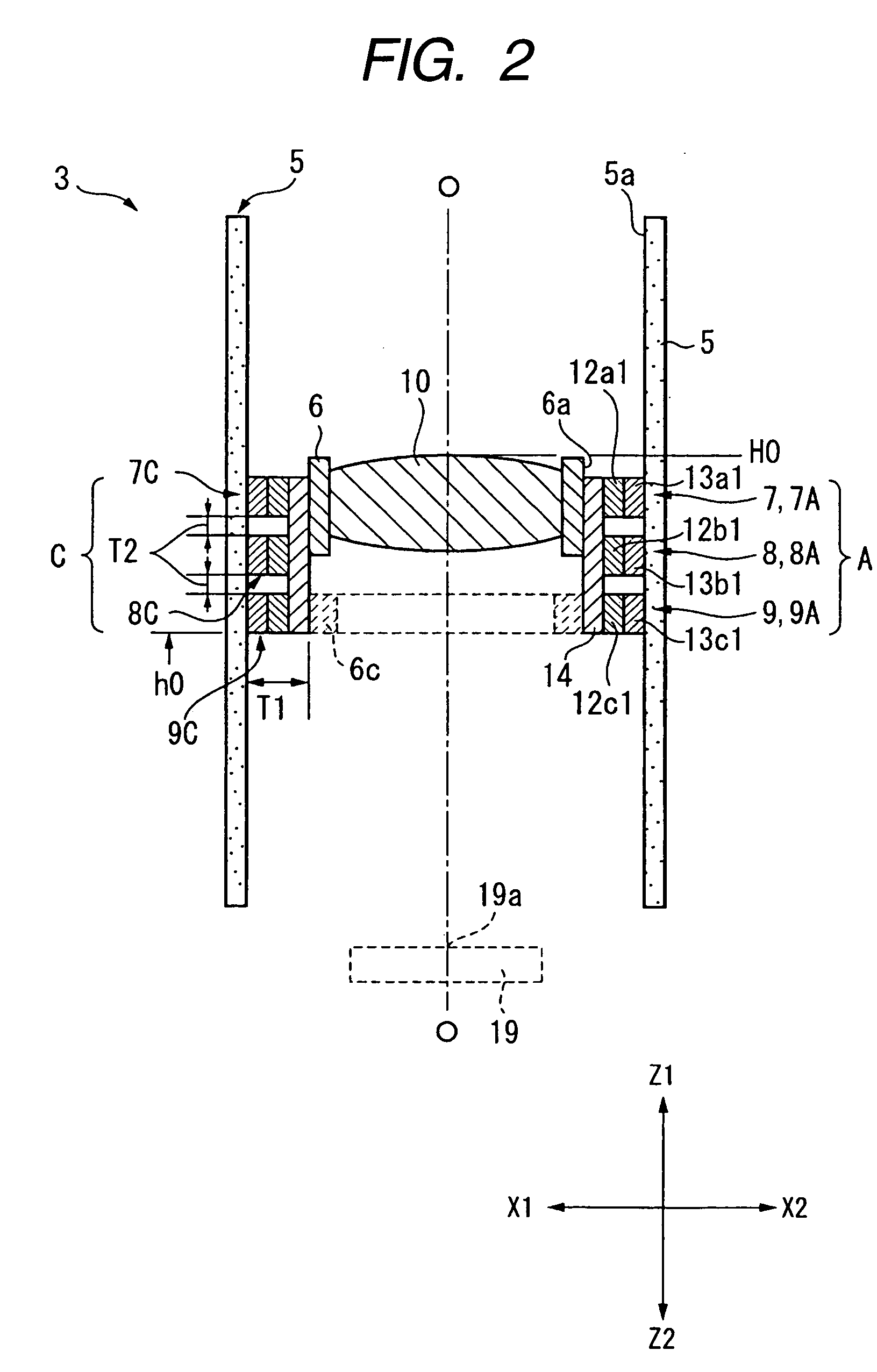 Optical lens adjusting device and adjusting method thereof