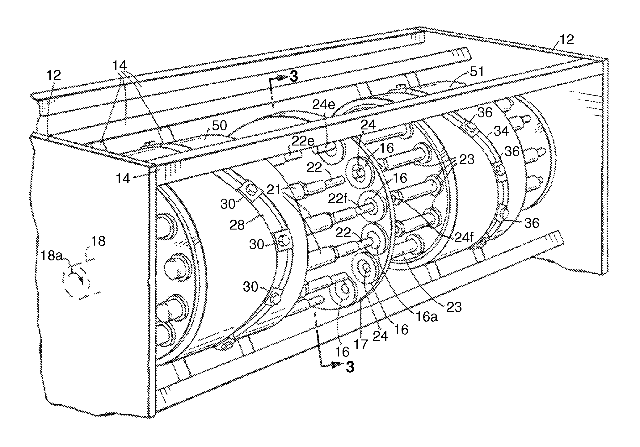 Apparatus for scarifying fruit using opposed knives