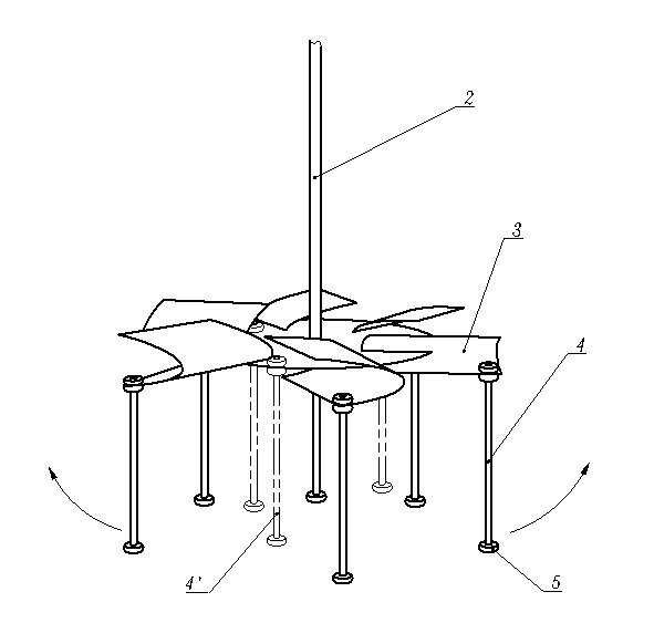 Agitator blade for improving leaching rate of metal manganese electrolyte