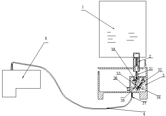 Built-in sealed continuous ink supply system with pressure dynamic compensation function