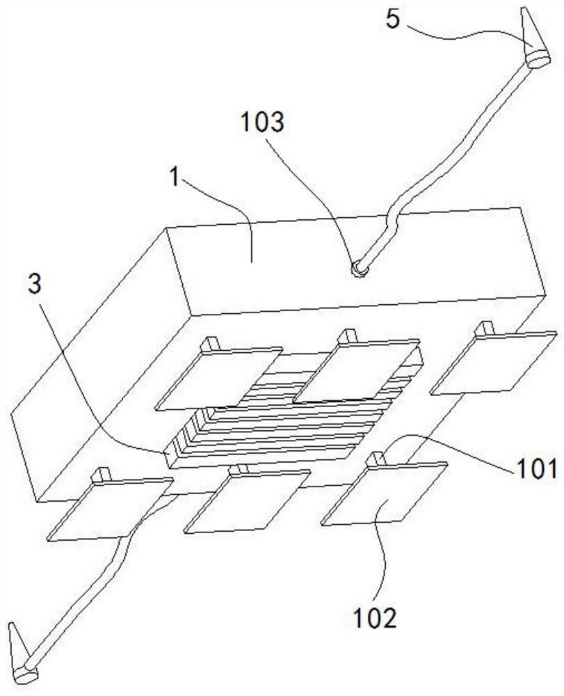 A kind of installation structure and using method of indoor communication device based on 5g network