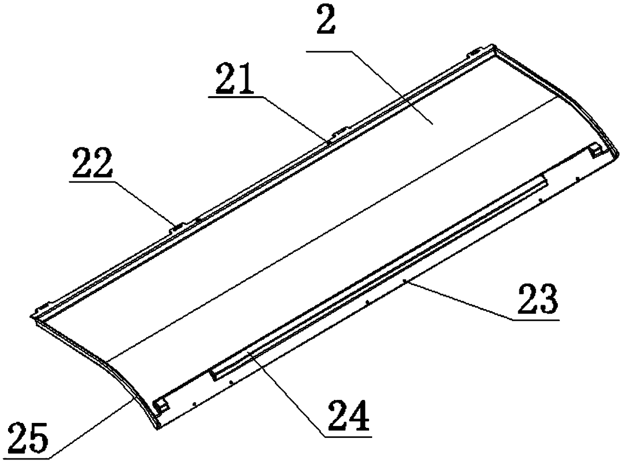 Lightweight composite material train interior trim part with high-strength coatings