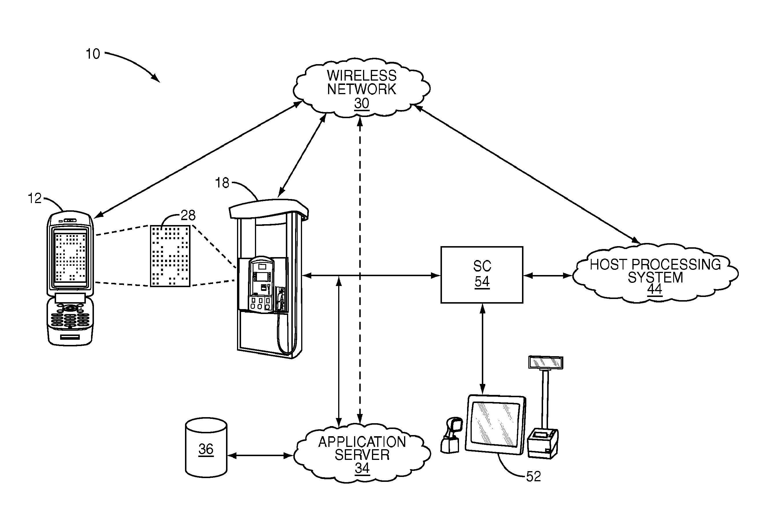 System and method for providing receipts, advertising, promotion, loyalty programs, and contests to a consumer via an application-specific user interface on a personal communication device