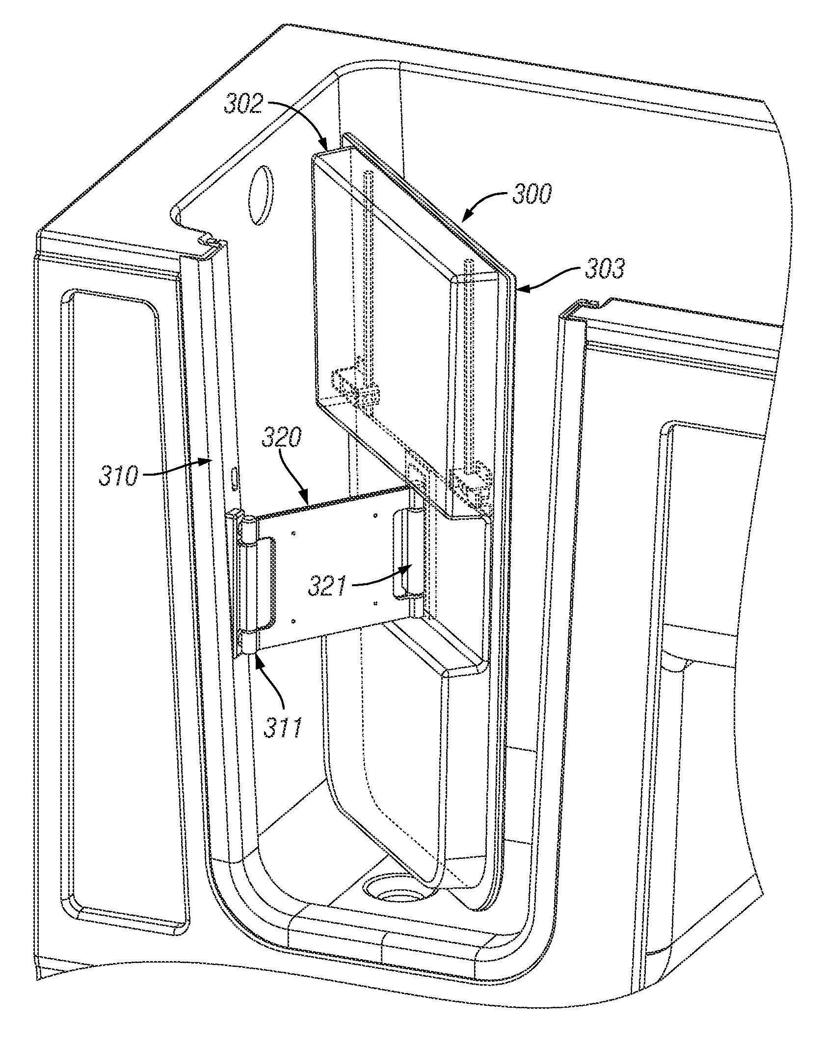 Door assembly for walk-in bathtub