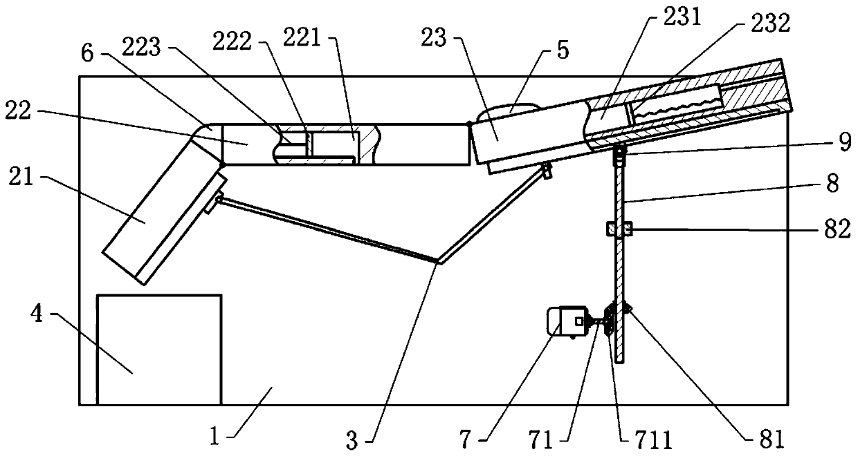 Nursing bed for orthopedic patients