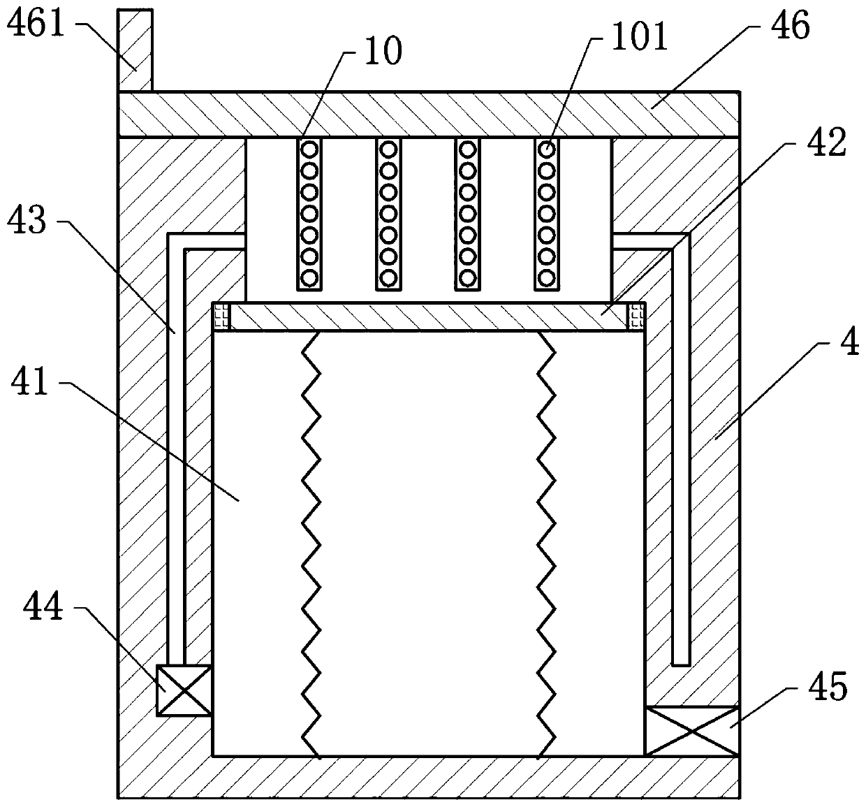 Nursing bed for orthopedic patients