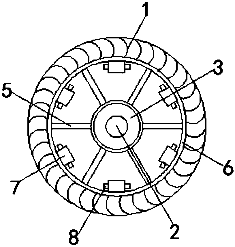 Novel water turbine convenient to use in parallel