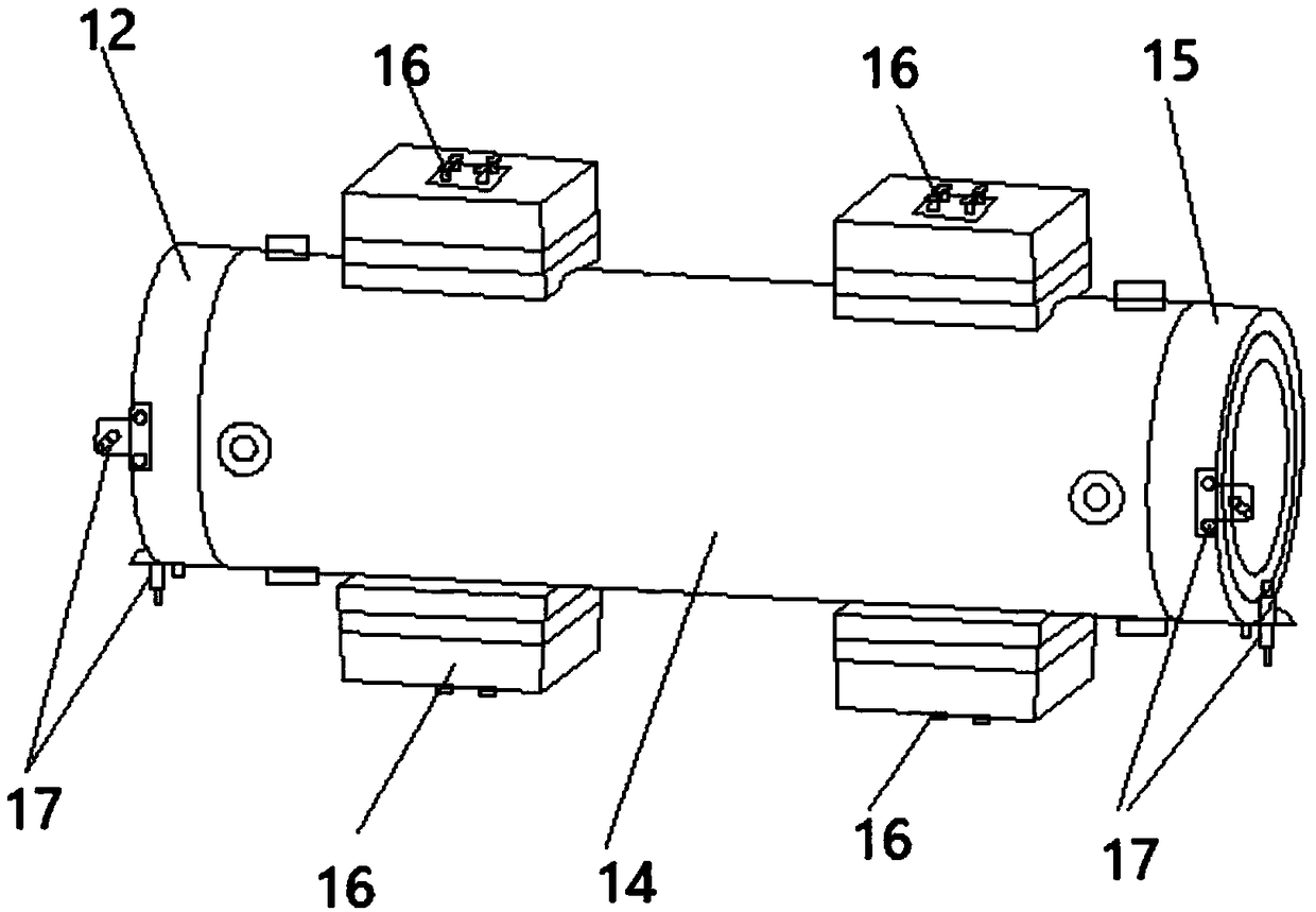 Water lubrication rubber bearing performance test stand and test method thereof