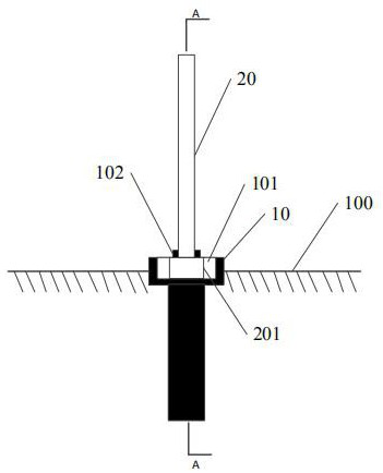 Quick assembly highway buffer guardrail