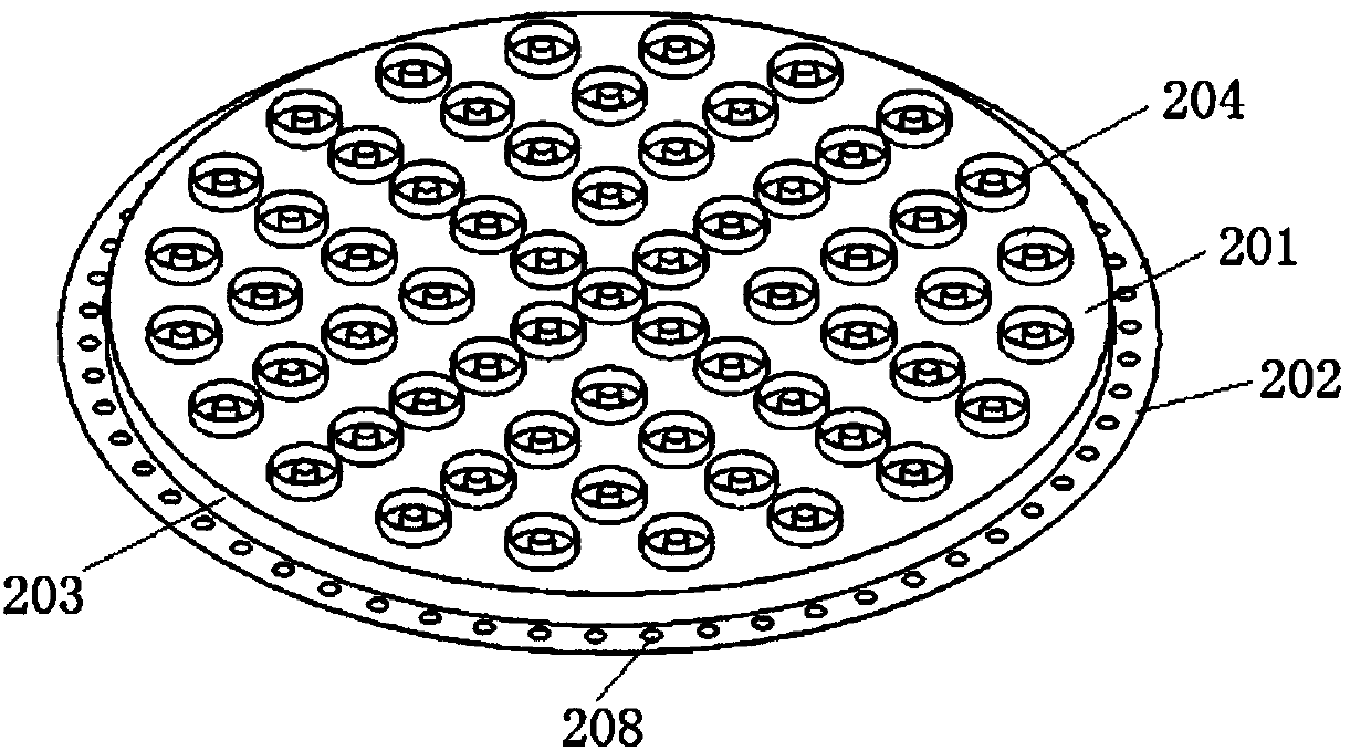 An integrated ultra-clean desulfurization and dust removal device