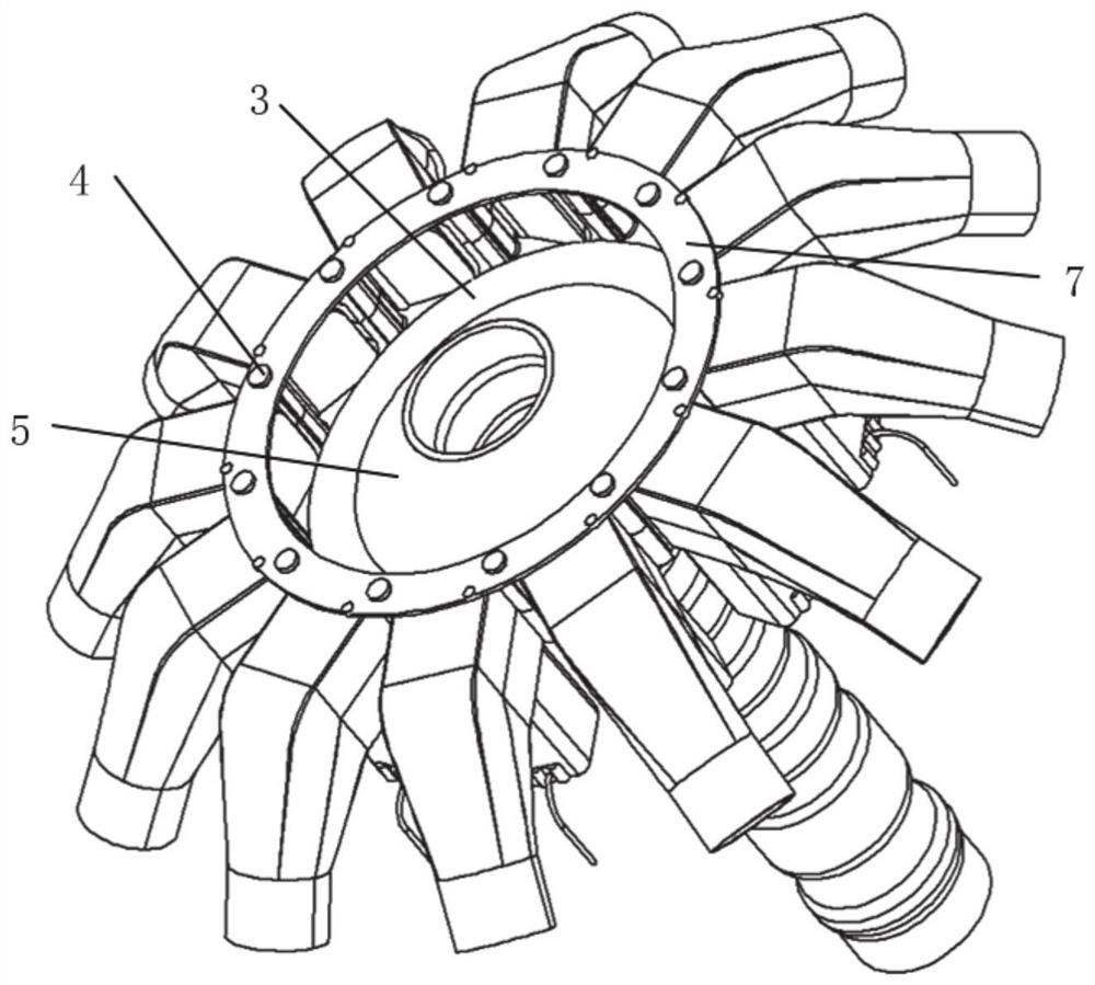 Electric drive control distributor and method for rice and wheat collection and row unit