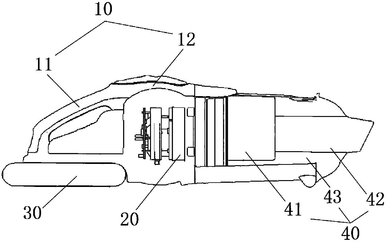 Wireless handheld vacuum cleaner