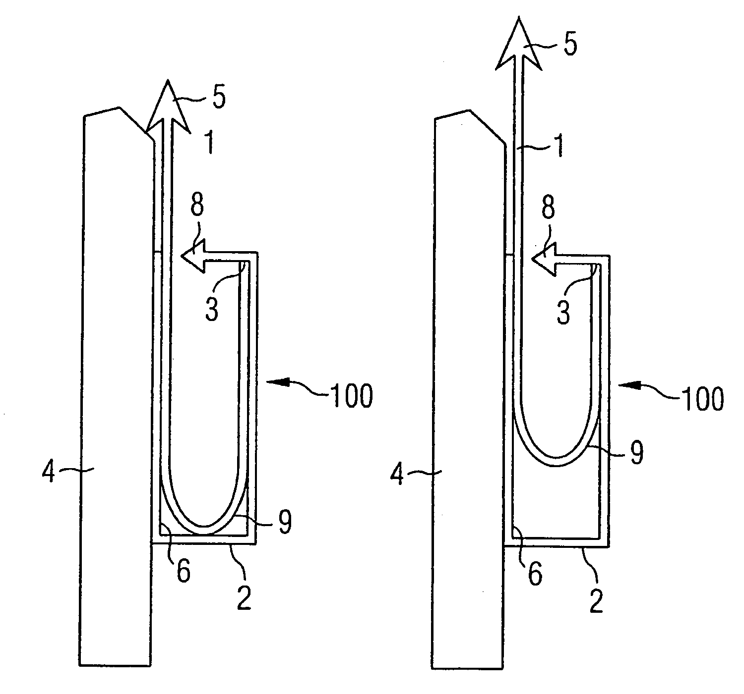 Mounting device for interior equipment in aircraft