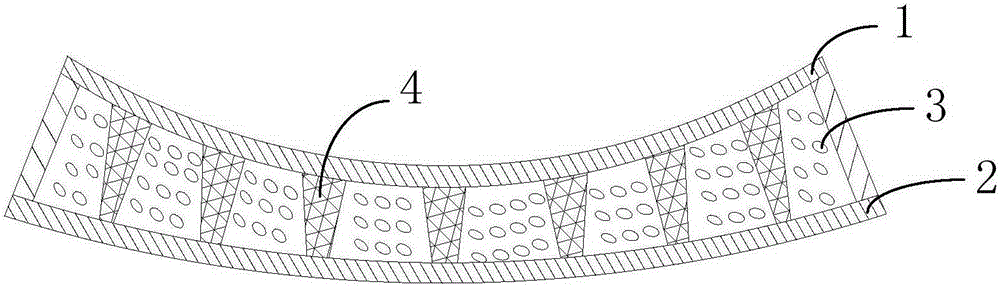 Hook-face liquid crystal display panel and display device