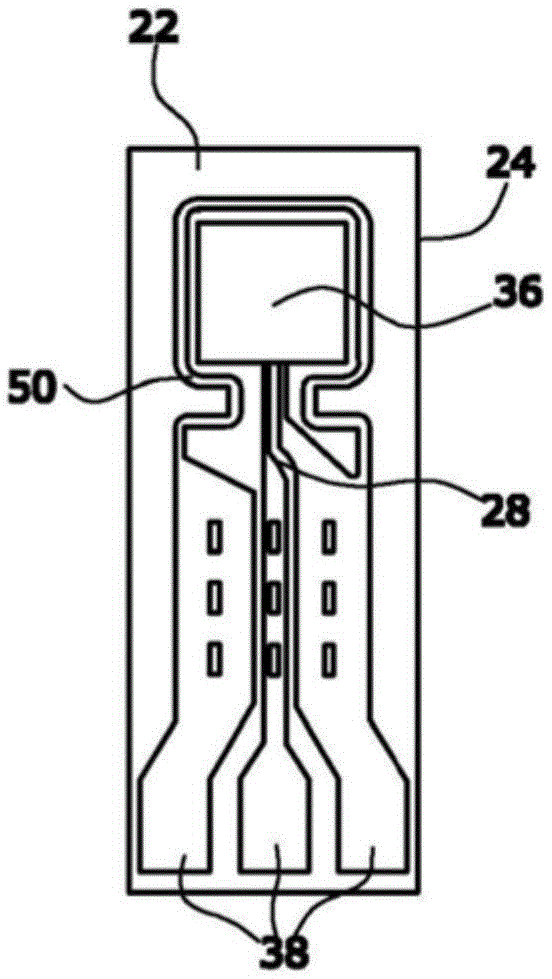 Device for determining a gas mass flow rate, and method for re-calibrating such a device