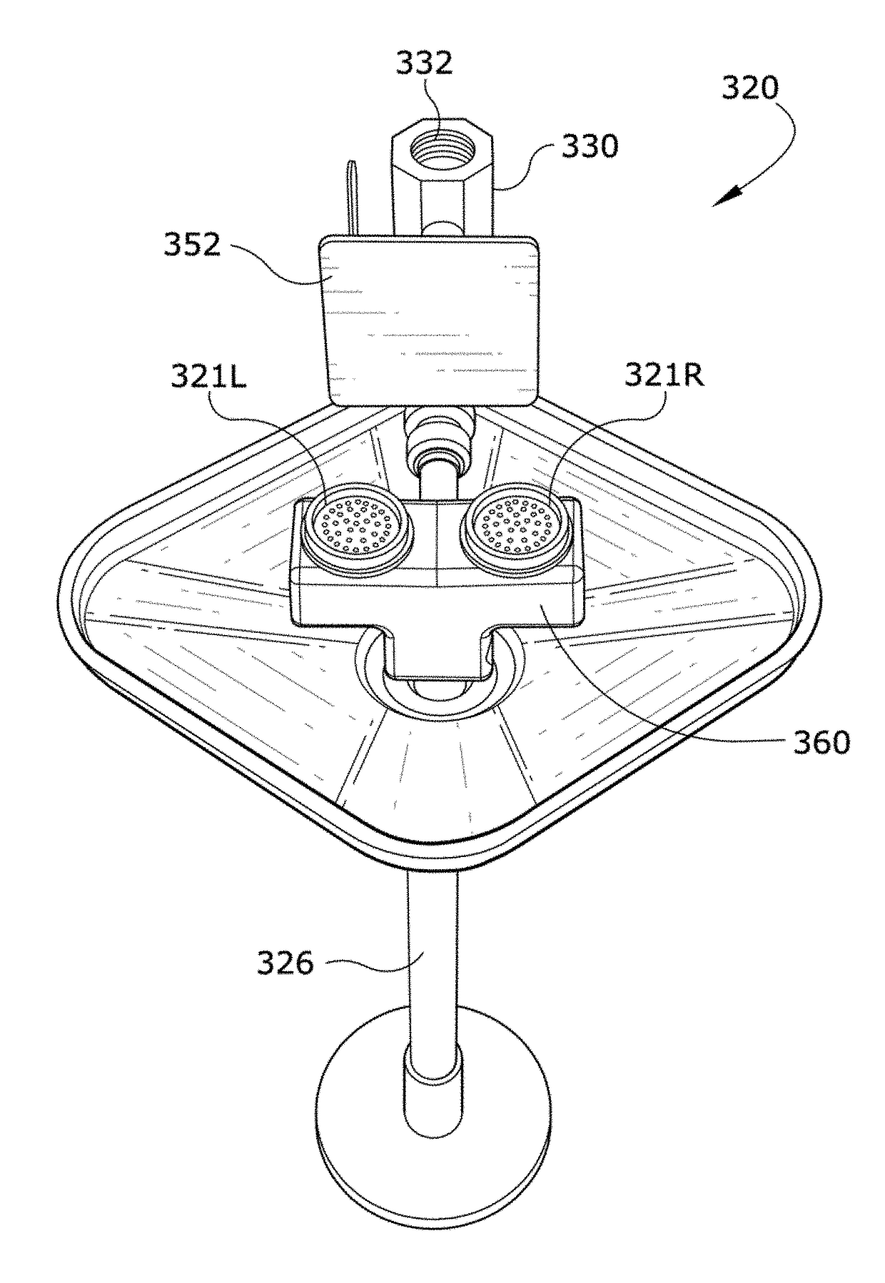 Flushing system for a safety system