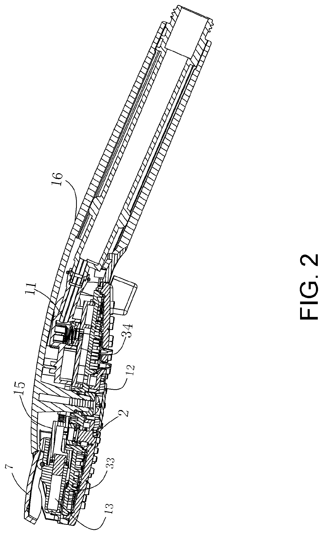 Spray gun shower head with automatic reset function