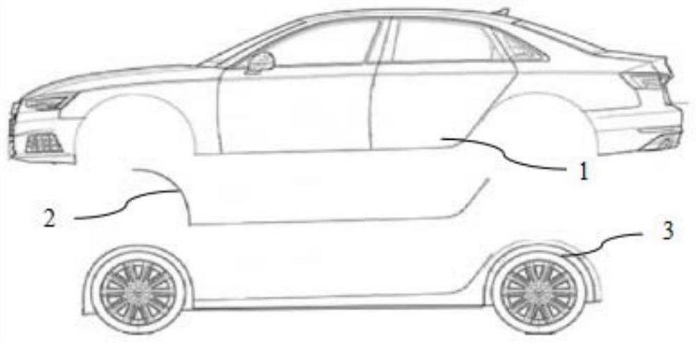 Sliding plate chassis sealing structure