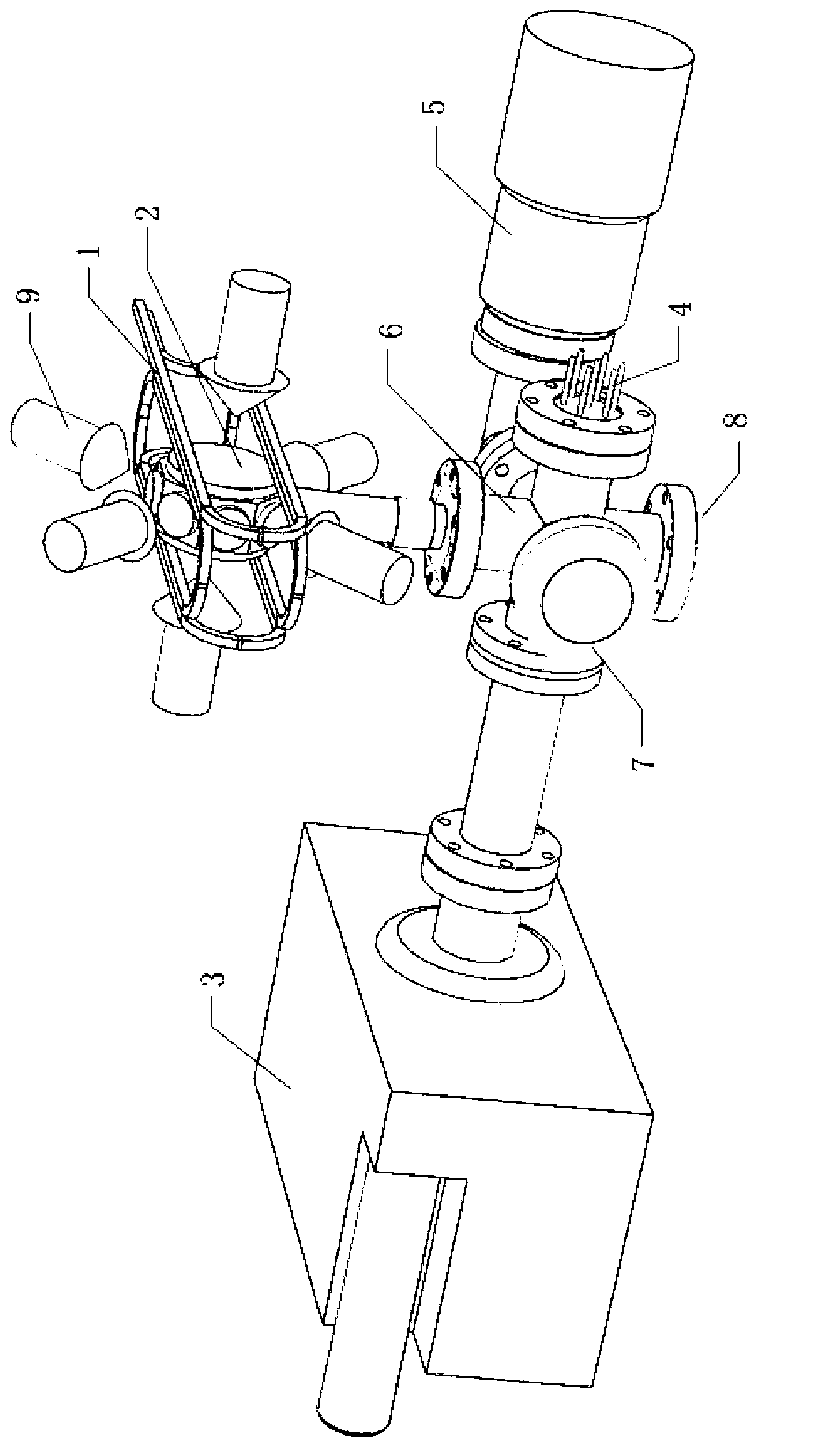 Two-dimensional magnetic optical trap system and narrow line width single photon source preparing method thereof