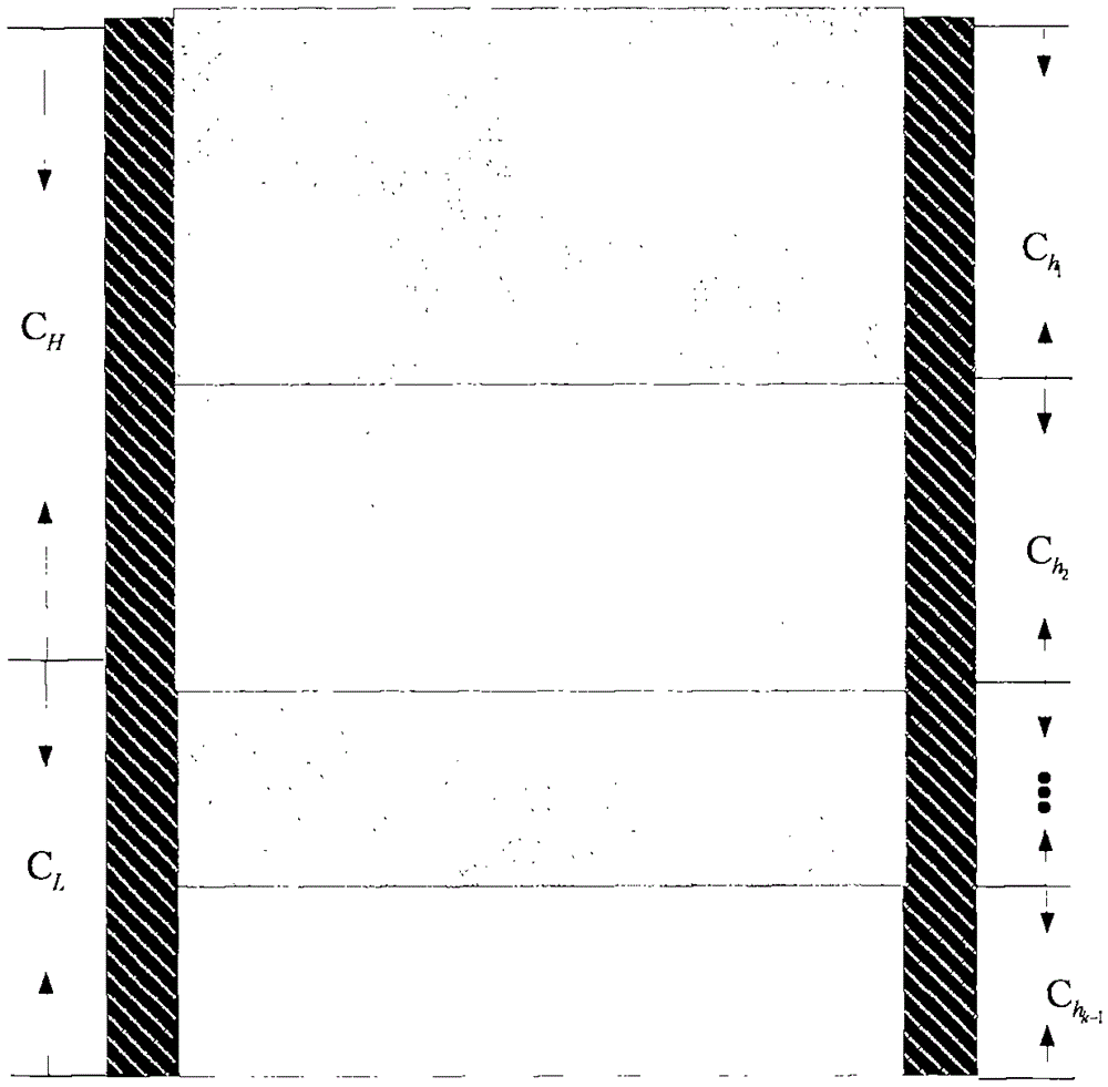 Multiphase flow capacitance normalization method used for electrical capacitance tomography