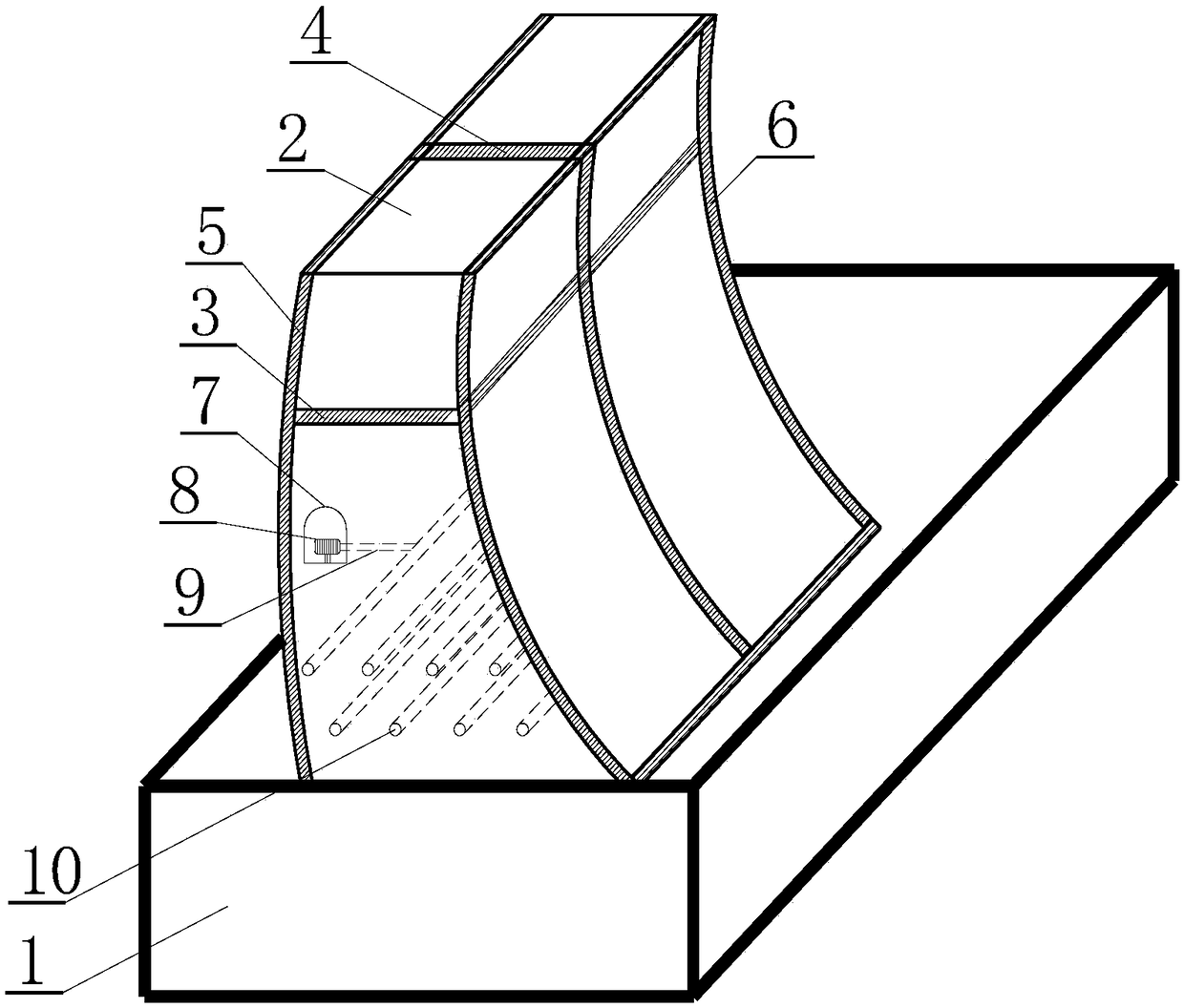 Temperature control method for concrete high arch dam in severe cold area