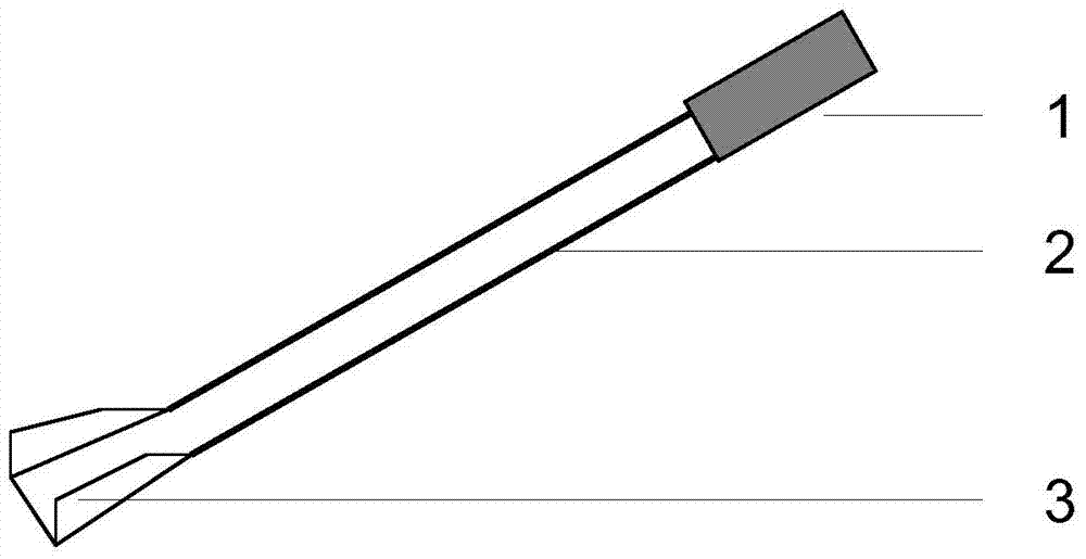 Novel inoculating shovel for edible mushroom parent strain expansion breeding