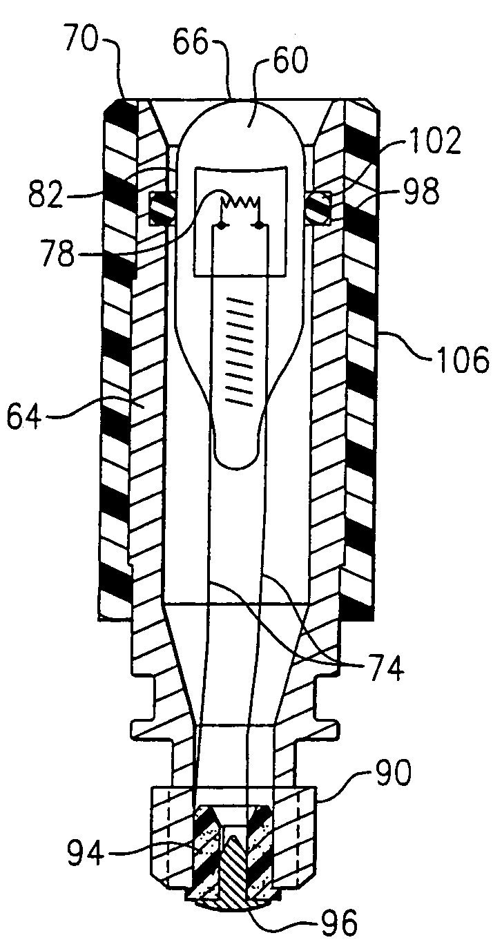 Illumination assembly having fluid-tight seal