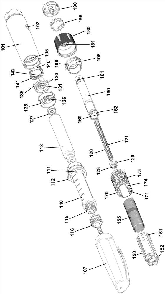 Accessory device with mounting feature for engaging dial member