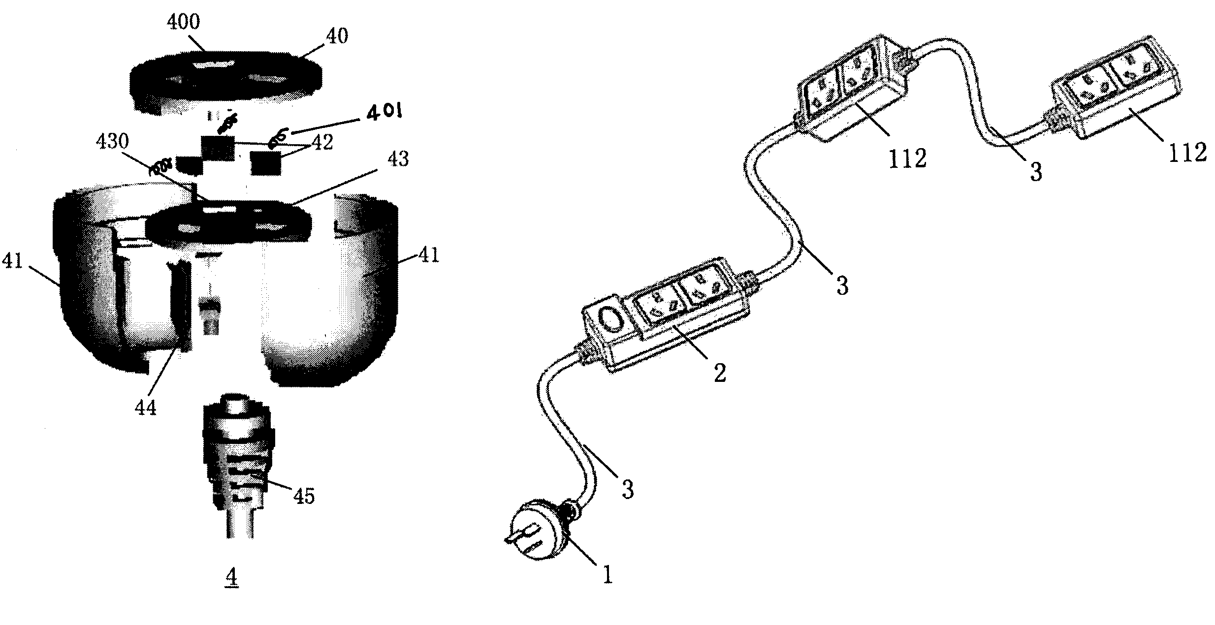 Extension cord and method of manufacturing the same